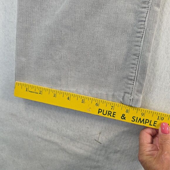 Gap 1969 Perfect Boot Corduroy Pants Jeans Women's Size 32 R Color Pavement - Picture 7 of 9